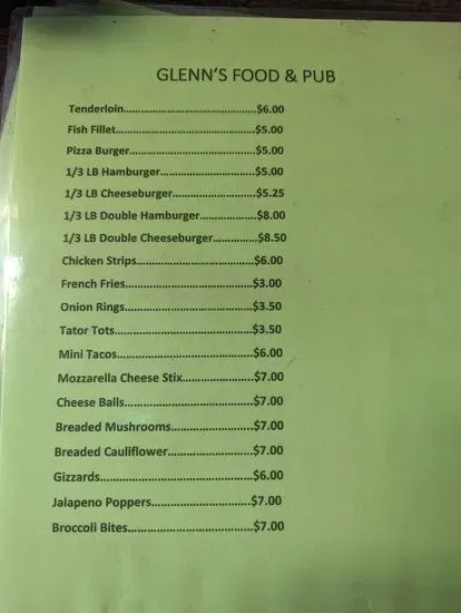 Glenn's Food & Pub