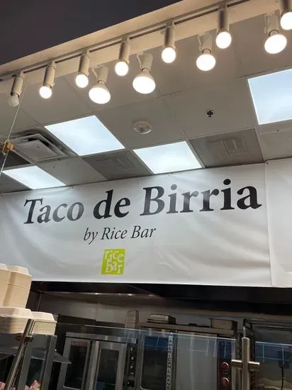 Taco De Birria by Rice Bar