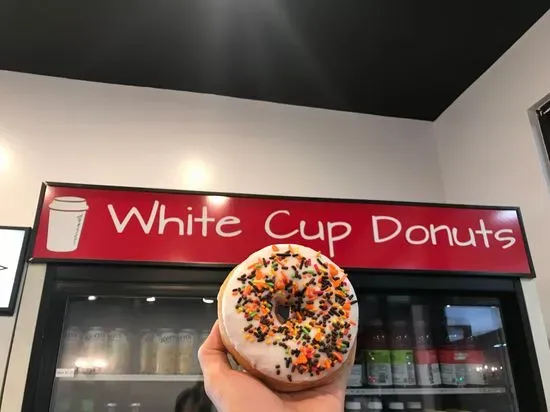 White Cup Donut