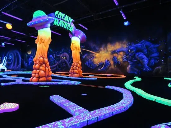 Cosmic Mayhem: Black Light Mini Golf and Bar