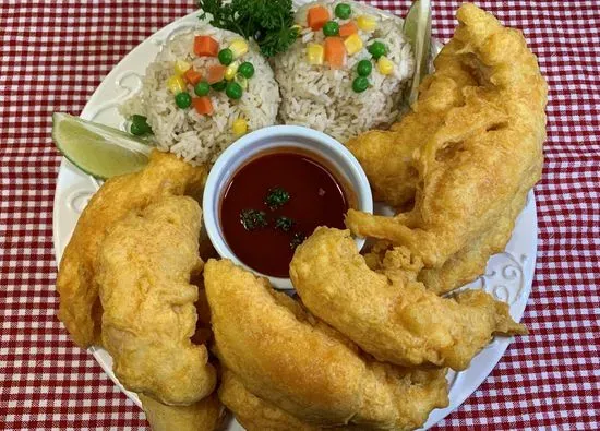 Crispy Chicken & Rice