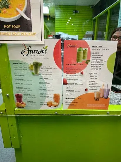 Saran's Fresh Juice Cafe