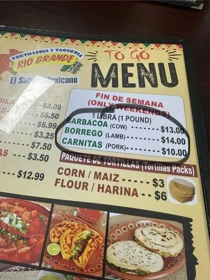 Taqueria y Tortilleria “Rio Grande”