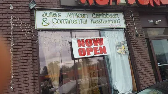 JULIE'S AFRICAN CARIBBEAN & CONTINENTAL RESTAURANT.