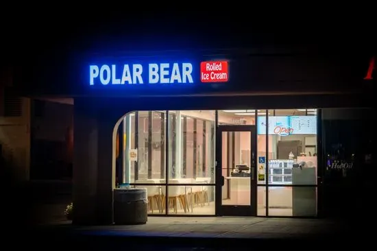 Polar Bear Rolled Ice Cream