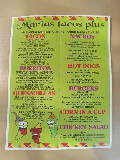 Marias Tacos Plus