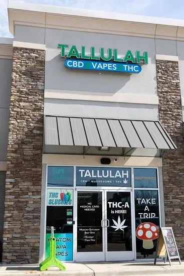 Tallulah Thomasville | CBD. Mushrooms. THC. Vapes. Kratom. Smoke Shop