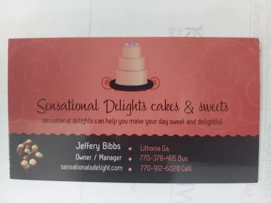 Sensational Delights Cakes and sweets