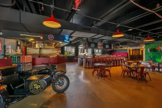 Restaurant and Bar at Bad Axe Throwing