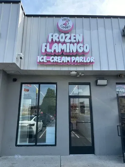 Frozen Flamingo