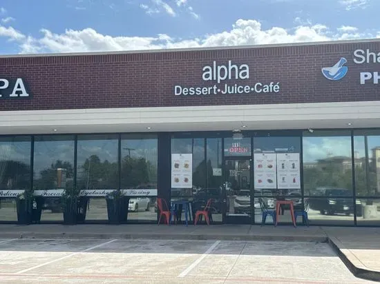 Alpha Dessert Juice Cafe Pearland