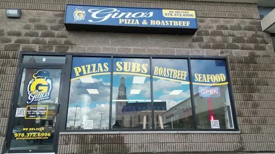 Gino's pizza and roast beef