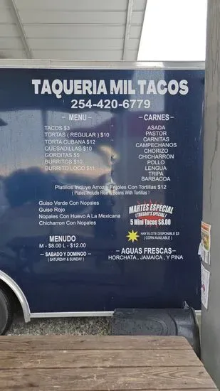 Taqueria mil tacos