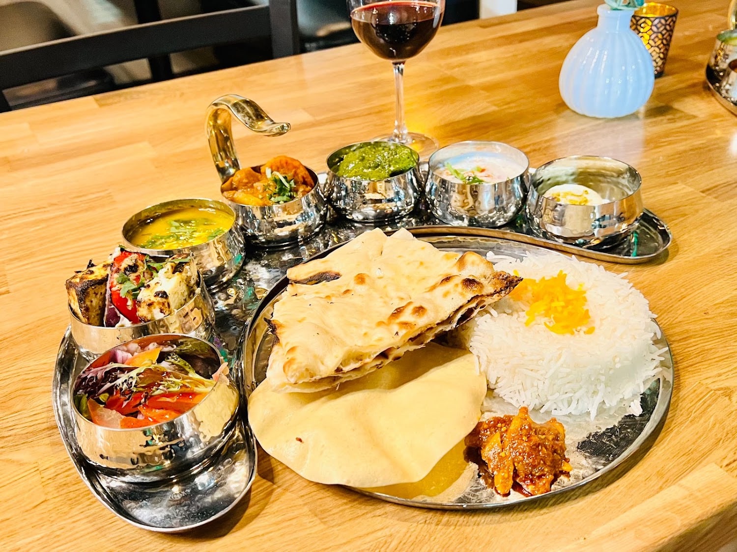 Thali spread at Black Salt