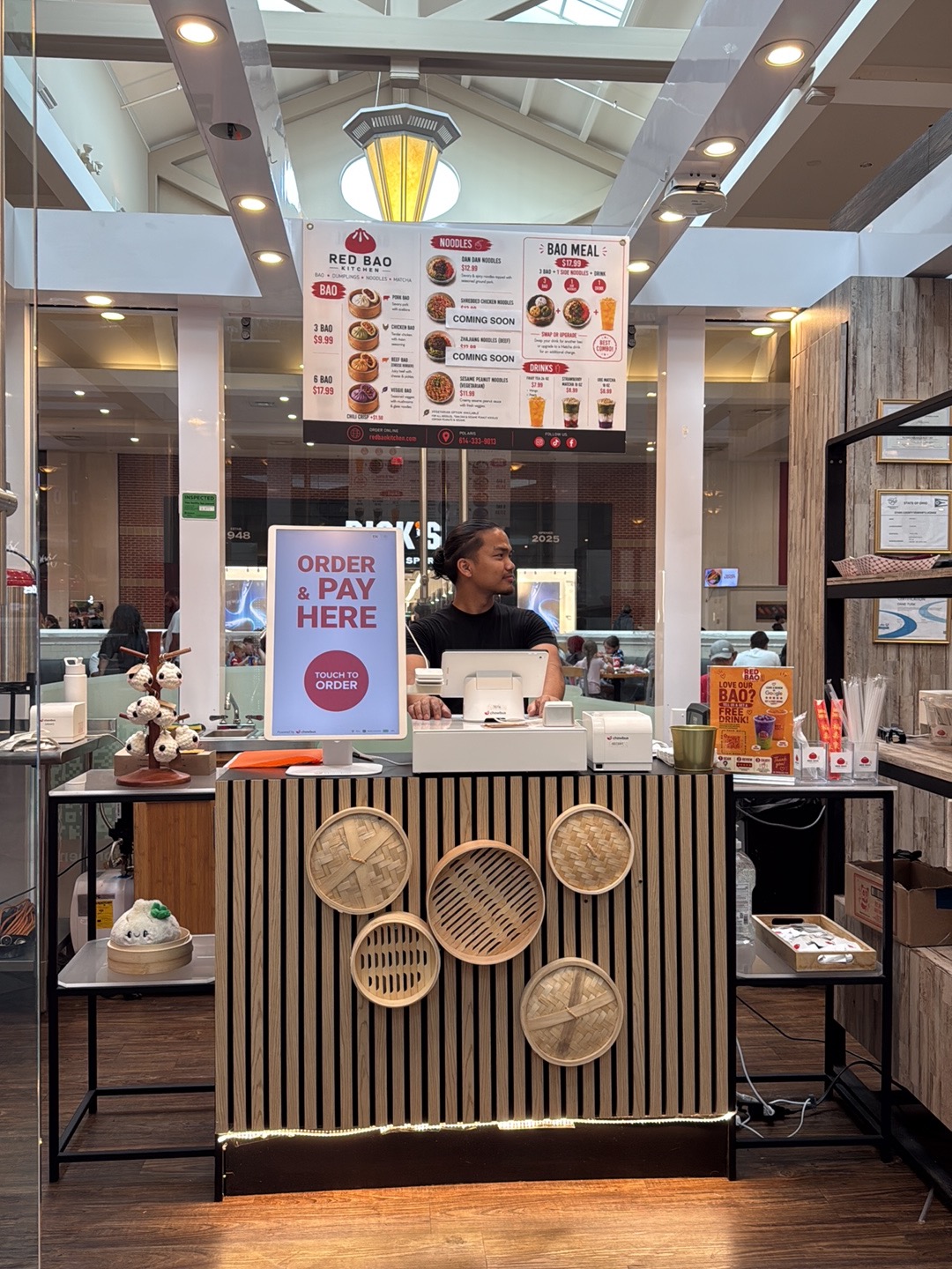 Red Bao Kitchen counter at Polaris