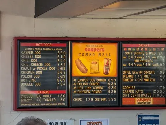 Caspers Hot Dogs - Pleasant Hill