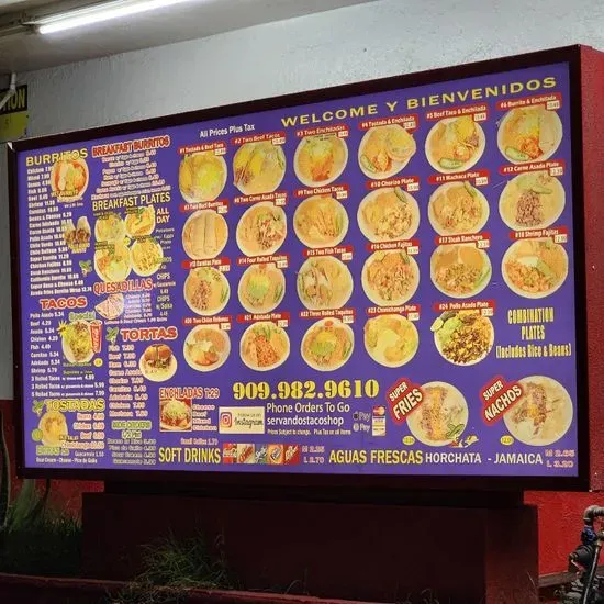 Servandos Taco Shop Upland, CA Checkle