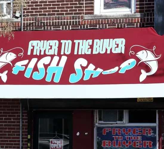 Fryer To The Buyer Fish Shop