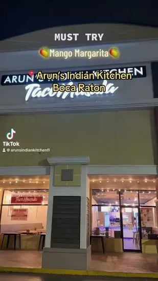 Arun's Indian Kitchen/ Taco Masala - Boca Raton