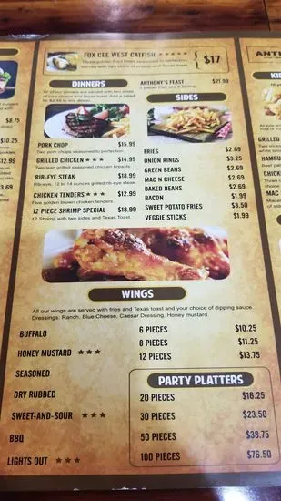 Anthony's Sports Bar & Grill