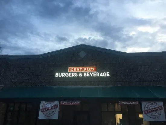 Certified Burgers and Beverage