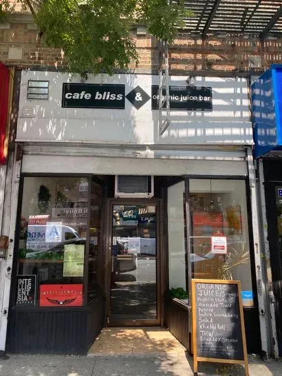 Cafe bliss and organic juice bar
