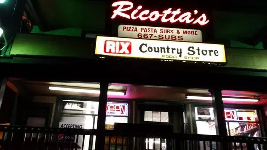 Ricotta's Pizza Pasta Subs