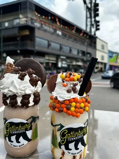 The Crazy Mason Milkshake Bar Gatlinburg