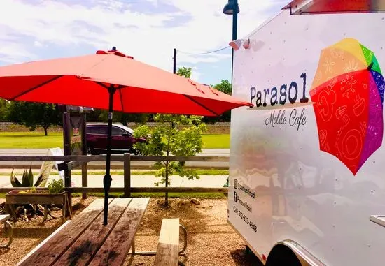 Parasol food truck