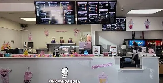 Pink Panda Boba (Inside Chevron)