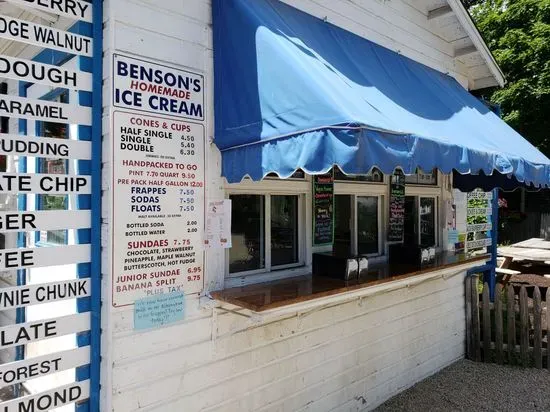 Benson's Homemade Ice Cream