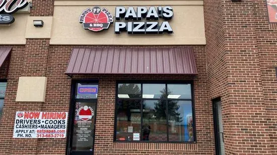 Papa's Pizza & BBQ Farmington Hills 12 Mile