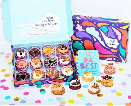 BlissBomb Baked Mini Donuts (Commercial kitchen, not a retail shop)