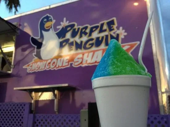 Purple Penguin Snowcone Shack