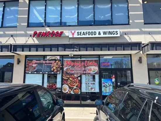 Penrose Cheesesteak&Cajun Seafood&Wings&mongolian grill bowl