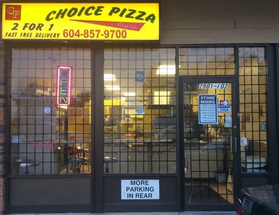 Choice Pizza Ltd