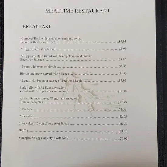 Mealtime Restaurant