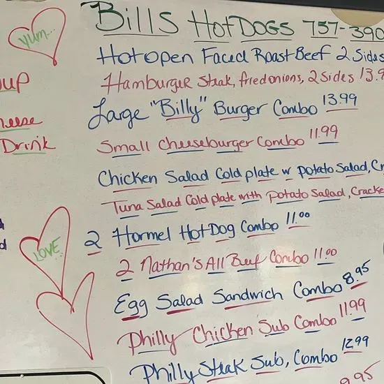 Bill's Hot Dogs