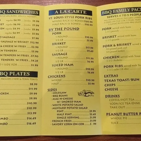 Fat Boyz Menu Mountain Home, AR Checkle