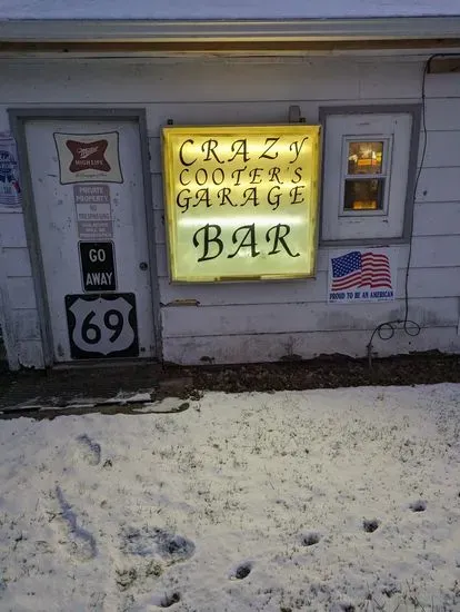 Crazy Cooter's garage bar