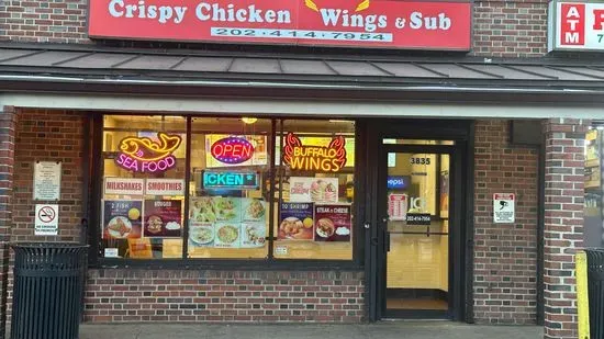 Crispy Chicken Wings & Sub