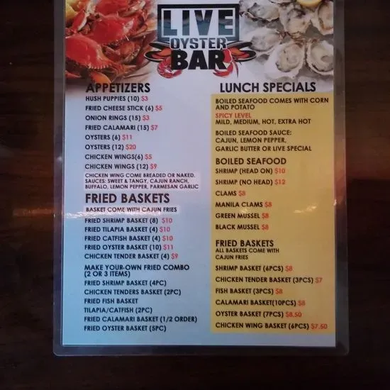Live Bar Seafood