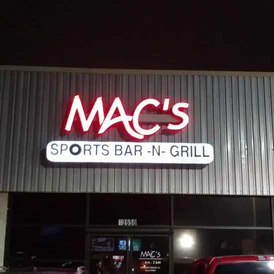 Mac's Sports Bar -N- Grill