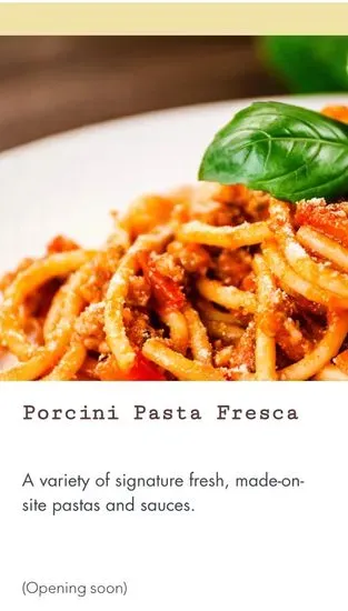 Porcini Pasta Fresca