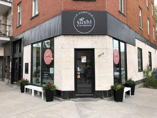 Comptoir sushi à la maison Montréal