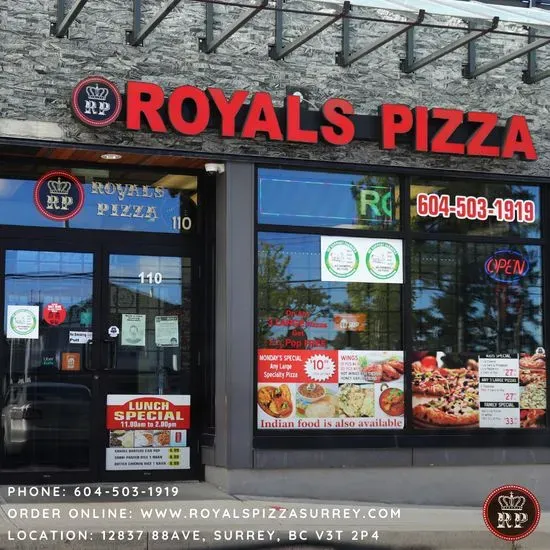 Royals Pizza Restaurant in Surrey