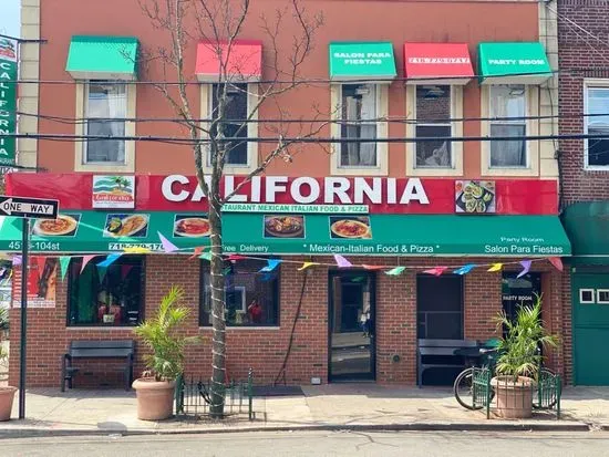 California Italian and Mexican food and pizza