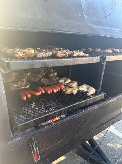 JUSSMOKE wood fire bbq