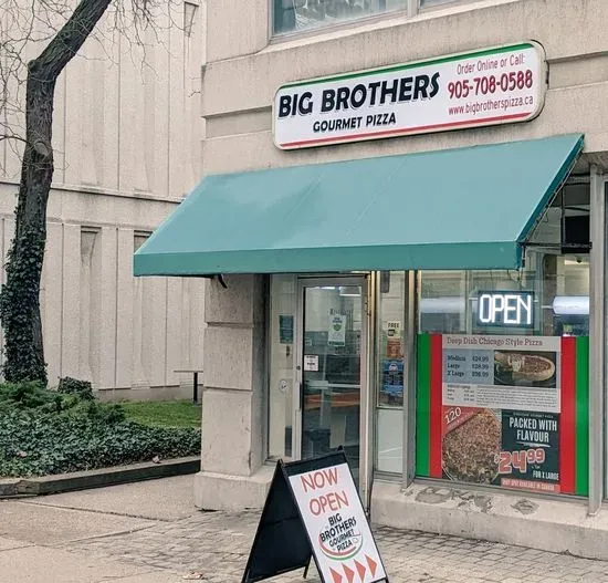 Big brothers gourmet pizza