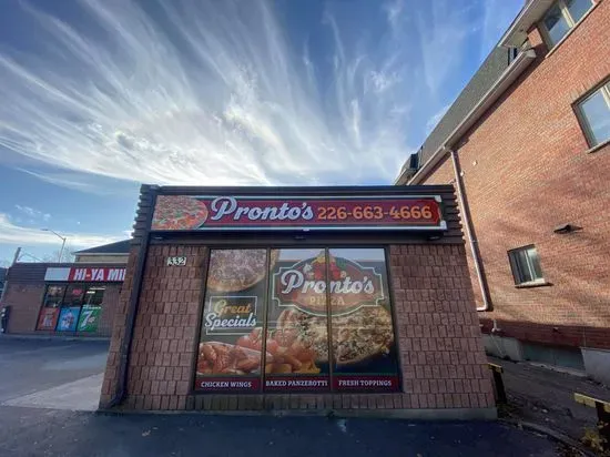 Pronto's Pizza, London, Ontario